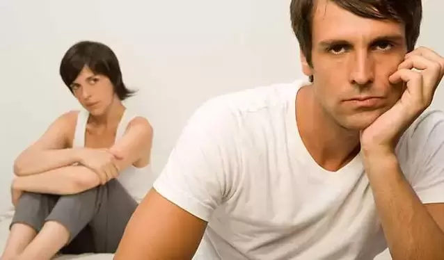 The man is faced with poor potency and is not capable of intimacy