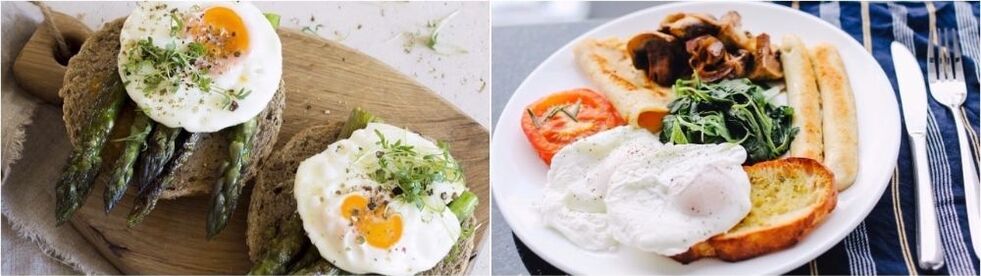 Scrambled eggs with herbs will increase a man's potency